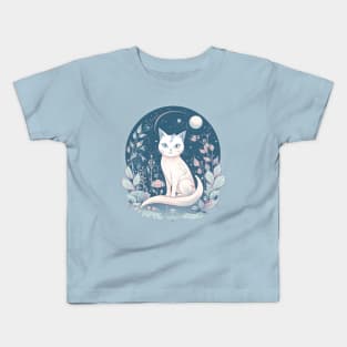 Magical White Cat Kids T-Shirt